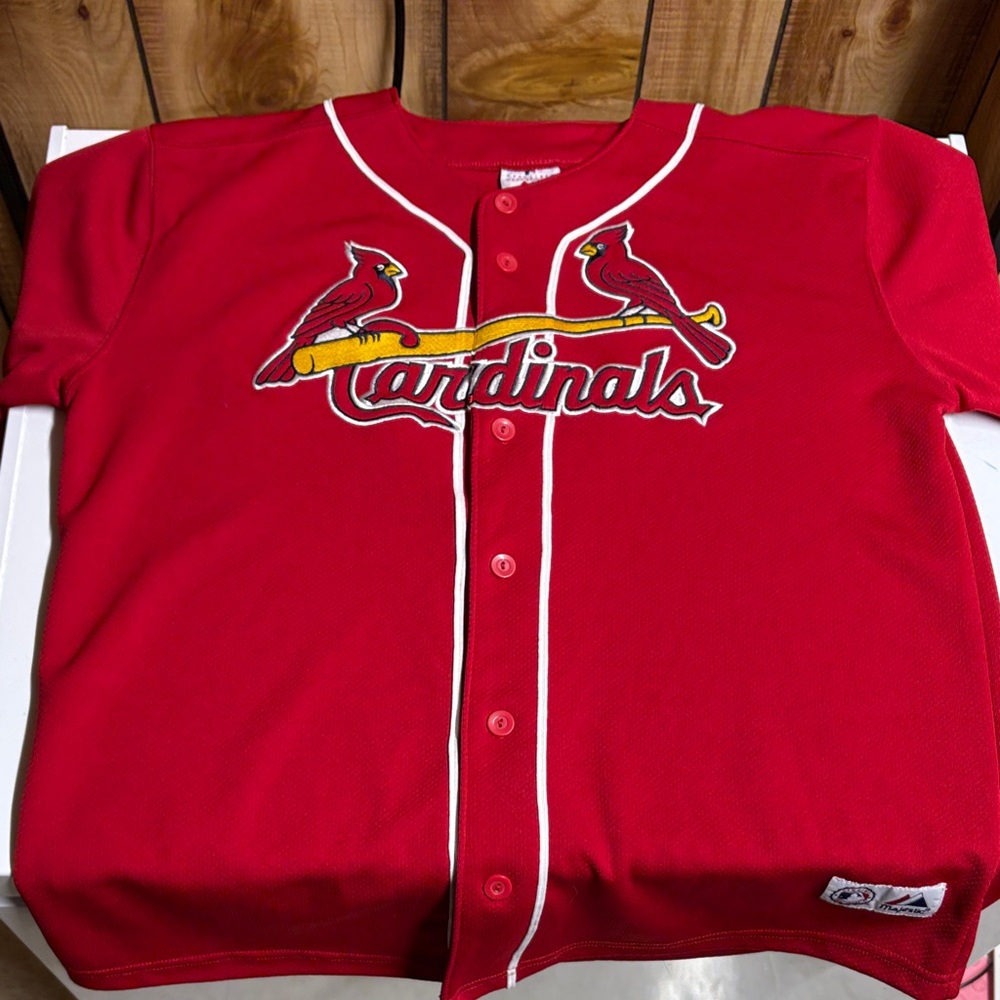 Majestic Red Cardinals Men's Jersey